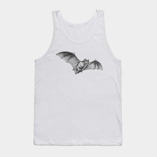 Bat Vintage Illustration T-Shirt Tank Top